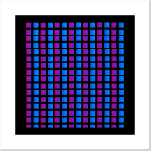 SQUARES PATTERN,  SQUARE STANDARD Posters and Art